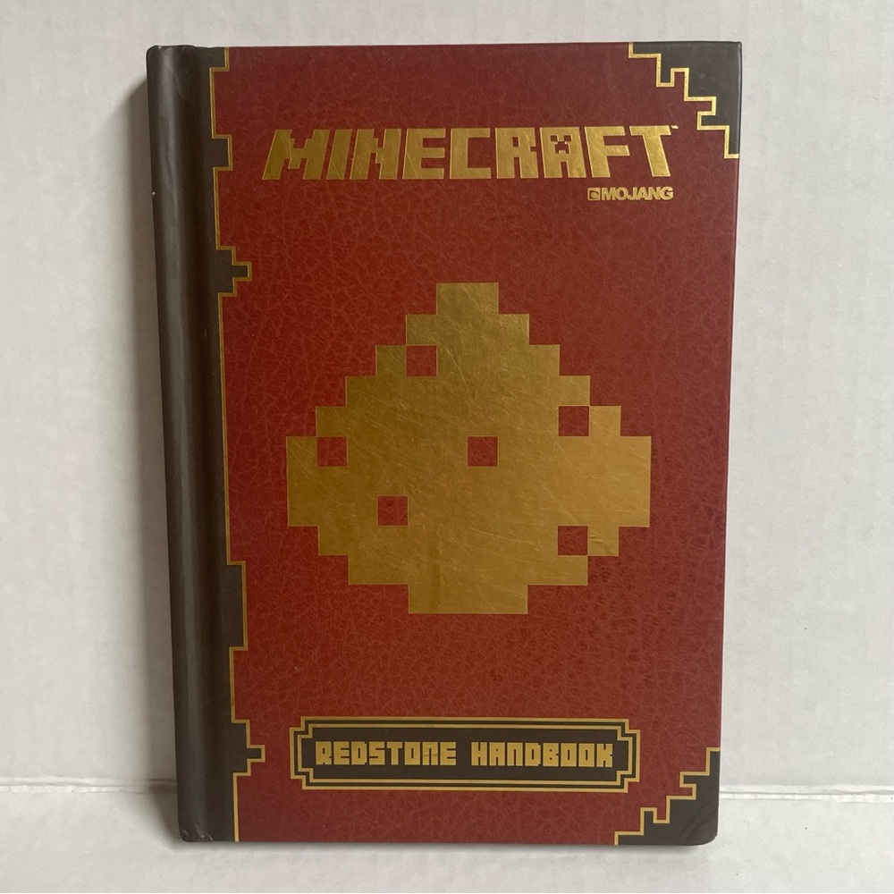 🌸$4🌸 Minecraft Redstone Handbook Mojang hardcover kids book